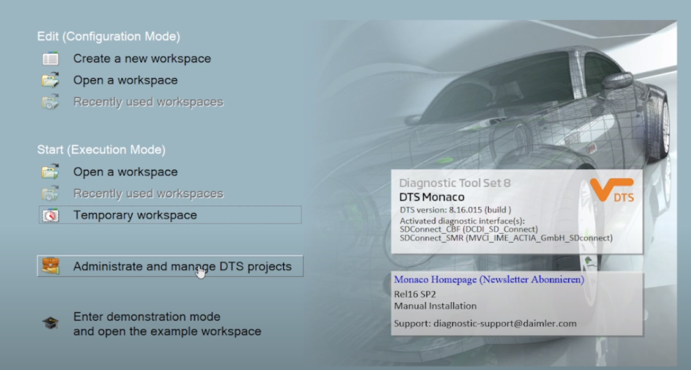 How To Install Mercedes DTS Monaco 8.16 Projects 2023 Free Download (10)