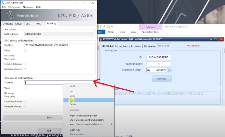 How To Install Mercedes EPC WISASRA 2023 One PC Together Free Download Jacky Tran TV (11)