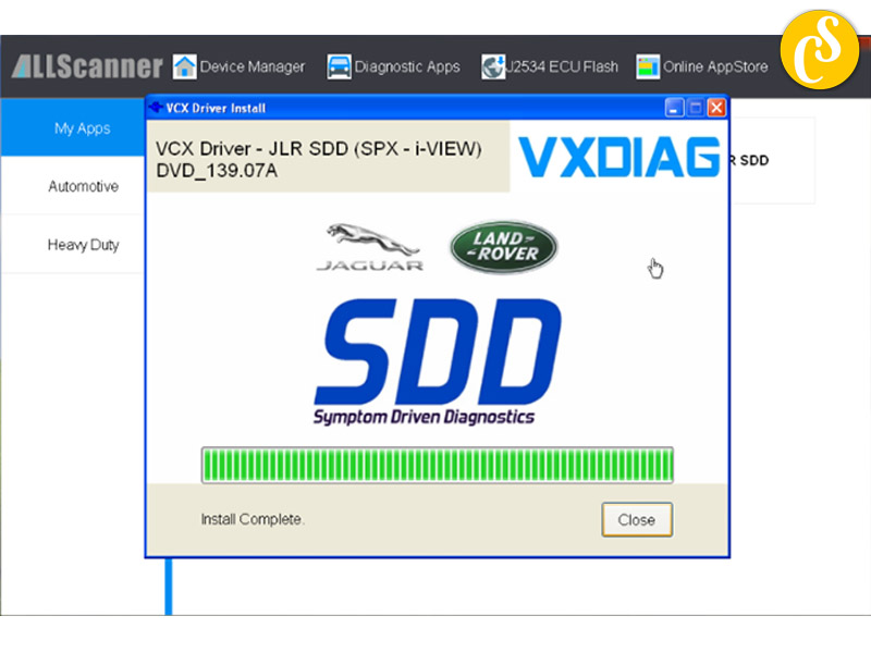 How To Install VXDIAG VCX SE DOIP VCX NANO Driver For JLR SDD (8)