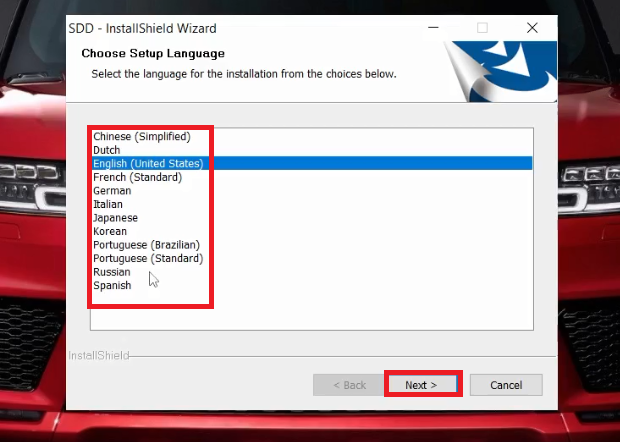 Installation Jaguar SDD software V164 (4)