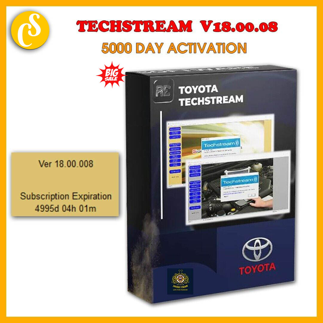 Toyota Techstream V18.00.08 02.2023 Lastest Version Fastest Digital Download (1)