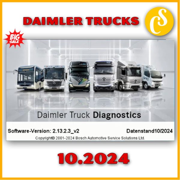 Xentry Daimler Truck Diagnostic 10.2024 for SDConnect C4 (1)