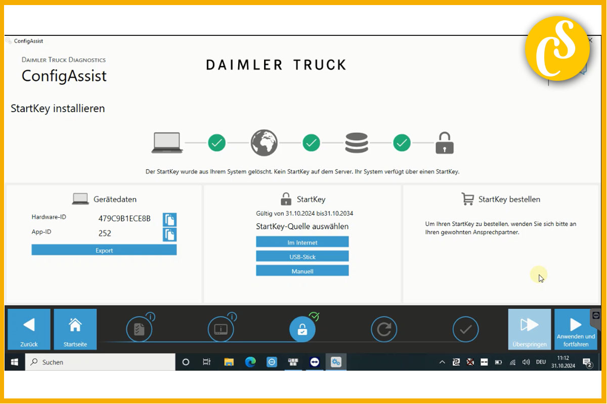 Xentry Daimler Truck Diagnostic 10.2024 for SDConnect C4 (3)